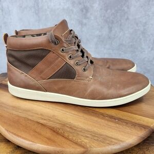 Steve Madden Chukka‎ Boots Mens 13 Frazier Faux Leather Hi Top Sneakers